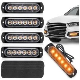 4x-lampa-drogowa-lampka-ostrzegawcza-stroboskop-zestaw-laweta-6-led-kogut
