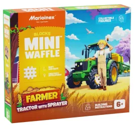 marioinex-klocki-waffle-mini-farmer-traktor-z-opryskiwaczem-50-elementow