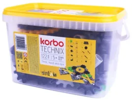 technix-korbo-ruchome-klocki-konstrukcyjne-122-el-nowe-trwale-opakowanie