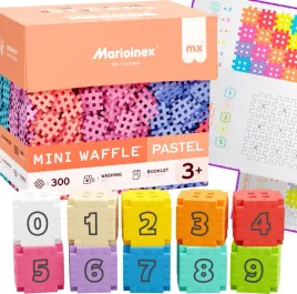 marioinex-pastelowe-klocki-waffle-mini-360-karty-pracy-kostki-matematyczne