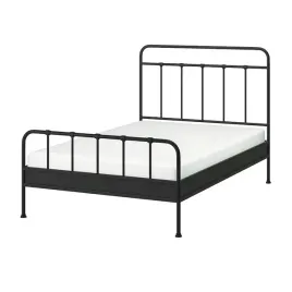 ikea-stjarno-rama-lozka-antracyt-leirsund-140x200-cm