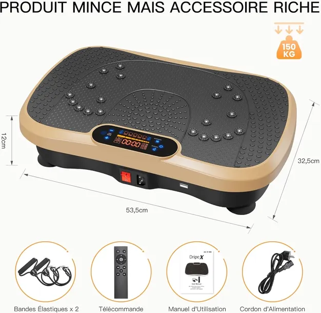 platforma-wibracyjna-dripex-bluetooth-usb-c-zlota