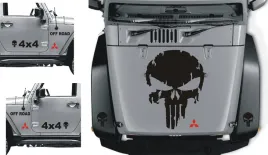 mitsubishi-punisher-naklejki-na-samochod-terenowy-tuning-off-road-4x4