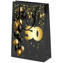 torebka-prezentowa-50-urodziny-czarno-zloty-25x17x7-cm