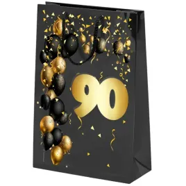 torebka-prezentowa-90-urodziny-czarno-zloty-40x30x10-cm