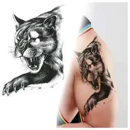 tatuaz-puma-czarna-zmywalny-tymczasowy-wodny