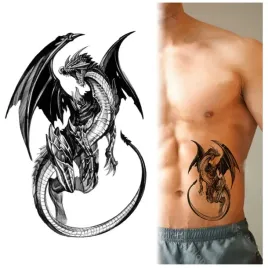 tatuaz-zmywalny-tymczasowy-wodny-smok-dragon-grozny