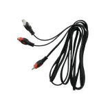 kabel-1rca-wt-2rca-gn-3m-lezka