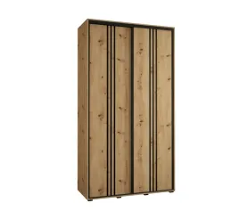 szafa-przesuwna-dwudrzwiowa-abiks-meble-davos-6-140x235-dab-artisan-czarny