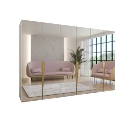 szafa-uchylna-abiks-meble-piano-3-300-z-lustrem-bialy-mat-zloty