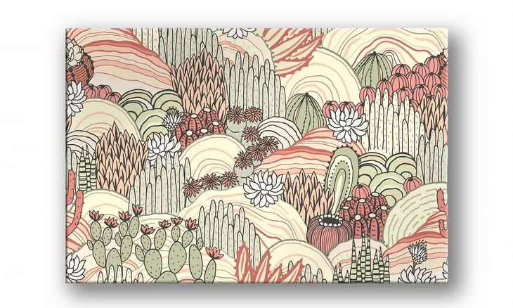 obraz-na-plotnie-040-kaktusy-60x40cm-stan-nowy