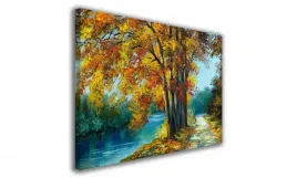 obraz-na-plotnie-071-nad-rzeka-60x40cm