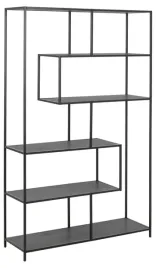 regal-loft-actona-seaford-czarny-wysoki-185x114-cm-4-polki-metalowy