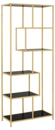 regal-loft-actona-seaford-czarny-metalowy-wysoki-185-cm-matowy-5-polek