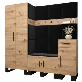 zestaw-mebli-do-przedpokoju-abiks-meble-artin-200-cm-czarny-dab-manila