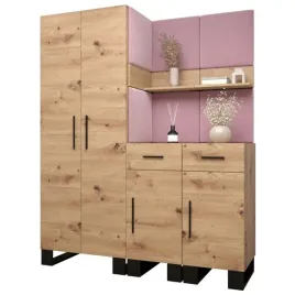 zestaw-mebli-do-przedpokoju-abiks-meble-artin-158-cm-rozowy-dab-artisan
