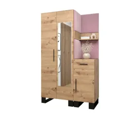 meble-do-przedpokoju-abiks-meble-artin-rozowy-dab-artisan-116-cm-lustro