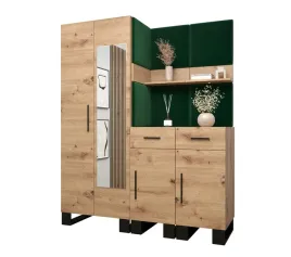 zestaw-mebli-do-przedpokoju-abiks-meble-artin-lustro-158-cm-zielony