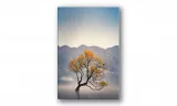 obraz-na-plotnie-022-drzewo-we-mgle-60x90cm-stan-nowy