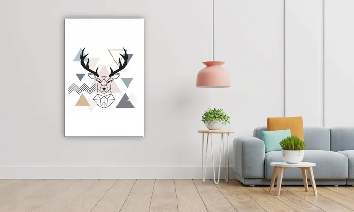 obraz-na-plotnie-026-geometryczny-jelonek-60x90cm-szerokosc-cm-51-60
