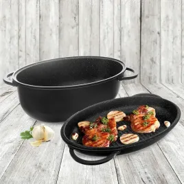brytfanna-granitowa-owalna-do-pieczenia-smazenia-patelnia-grillowa-2w1-10-l