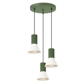 lampa-wiszaca-estria-3p-bezowa-zielona-oliwka