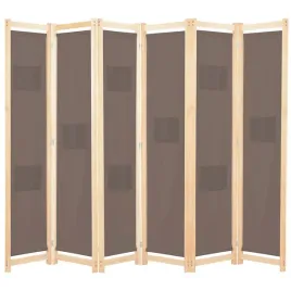 parawan-wolnostojacy-6-panelowy-brazowy-240x170x4-cm-drewno-jodlowe-tka