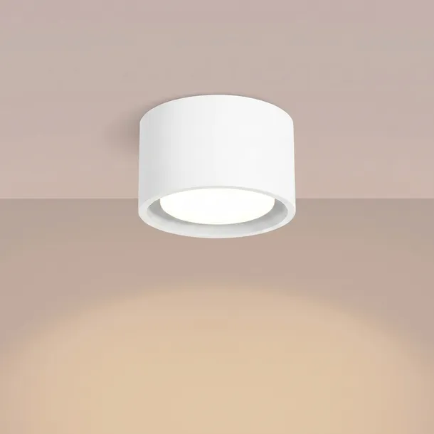 plafon-lampa-sufitowa-modo-bialy-okragly-aluminiowy-1x-gx53-nad-stol-sollux-kolor-bialy