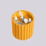 plafon-aura-1-aluminiowy-1xgu10-zolty-okragly-do-pokoju-dziecka-sollux-stan-nowy-kolekcja-aura
