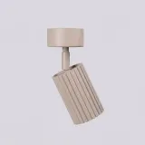 plafon-lampa-sufitowa-karbon-1-aluminiowy-szary-taupe-1x-gu10-sollux-stan-nowy-rodzaj-gwintu-gu10