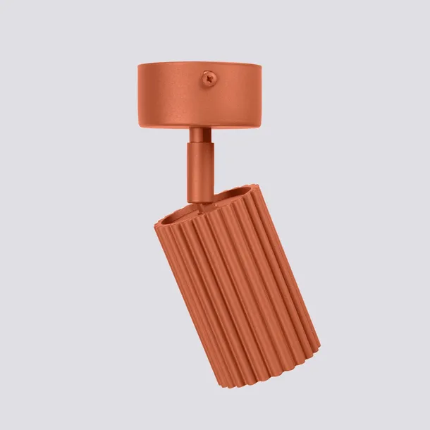 plafon-lampa-sufitowa-karbon-1-czerwona-ochra-aluminiowy-1x-gu10-sollux-stan-nowy-rodzaj-gwintu-gu10