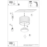 plafon-lampa-sufitowa-aura-czerwony-okragly-aluminiowy-1x-gx53-sollux-stan-nowy-kolekcja-aura