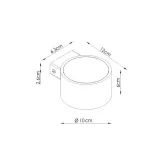 kinkiet-lampa-scienna-modo-czerwony-okragly-aluminiowy-1x-gx53-sollux-kolekcja-modo-stan-nowy