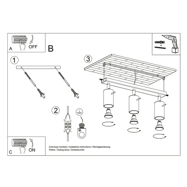 lampa-sufitowa-plafon-ring-3l-3x-gu10-10-w-czerwona-metal-salon-sollux-stan-nowy-rodzaj-gwintu-gu10
