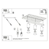 lampa-sufitowa-plafon-ring-3l-3x-gu10-10-w-czerwona-metal-salon-sollux-stan-nowy-rodzaj-gwintu-gu10