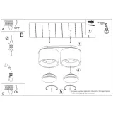 plafon-lampa-sufitowa-modo-bialy-okragly-aluminiowy-2x-gx53-nad-stol-sollux-kolor-bialy-stan-nowy