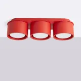 plafon-sufitowy-modo-czerwony-okragly-aluminiowy-3x-gx53-do-salonu-sollux-stan-nowy