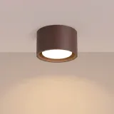 plafon-lampa-sufitowa-modo-brazowy-okragly-aluminiowy-1x-gx53-sollux-garaz-kolor-brazowy