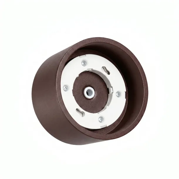 plafon-lampa-sufitowa-modo-brazowy-okragly-aluminiowy-1x-gx53-sollux-garaz-stan-nowy-kolor-brazowy