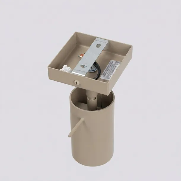 kinkiet-scienny-ring-1x-gu10-szary-taupe-metalowy-do-korytarza-sollux-stan-nowy-kolekcja-ring
