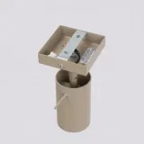 kinkiet-scienny-ring-1x-gu10-szary-taupe-metalowy-do-korytarza-sollux-stan-nowy-kolekcja-ring