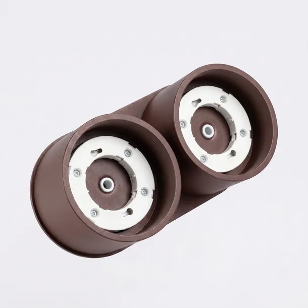 plafon-lampa-sufitowa-modo-brazowy-okragly-aluminiowy-2x-gx53-sollux-salon-stan-nowy-kolor-brazowy