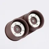 plafon-lampa-sufitowa-modo-brazowy-okragly-aluminiowy-2x-gx53-sollux-salon-stan-nowy-kolor-brazowy