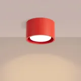 plafon-lampa-sufitowa-modo-czerwony-okragly-aluminiowy-1x-gx53-sollux-ksztalt-okragly