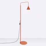 lampa-podlogowa-stojaca-nox-1x-e14-czerwona-ochra-do-salonu-sypialni-sollux-stan-nowy