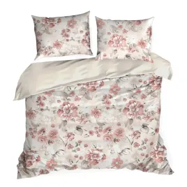 posciel-bawelniana-200x220-70x80-pudrowy-roz-kwiaty-satynowa