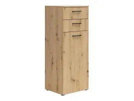 komoda-multido-45-cm-z-szafka-i-2-szufladami-jasny-dab