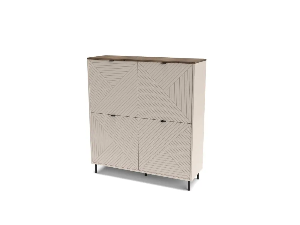 regal-szeroki-pojemny-mebelbos-evo-123-cm-6-polek-z-drzwiami-kaszmir-stan-nowy