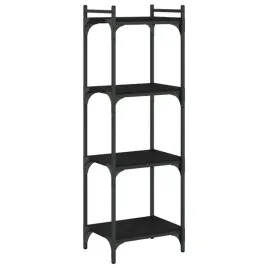regal-na-ksiazki-z-metalowa-rama-czarny-40x30x120-cm