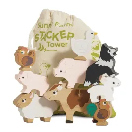 le-toy-van-drewniane-zwierzatka-wiejskie-ukladanka-montessori-9-figurek